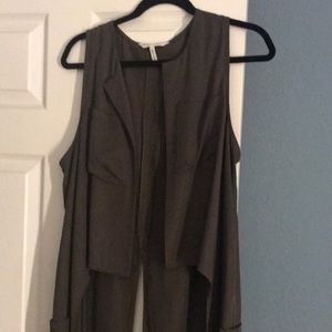 BCBG Asymmetrical vest.